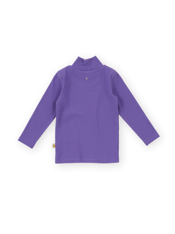 Embroidered Rib Skivvy Grape
