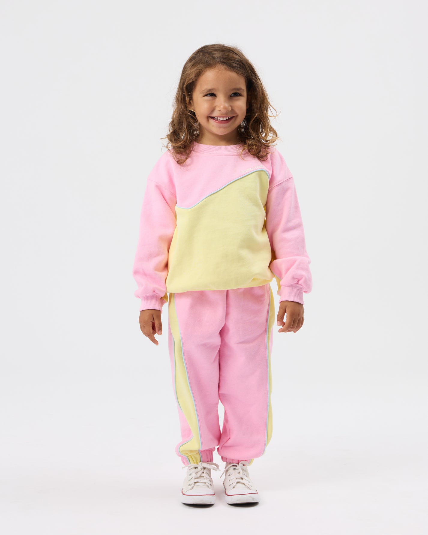 Pink Zig Zag Sweat Set