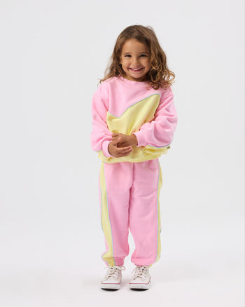 Pink Zig Zag Sweat Set