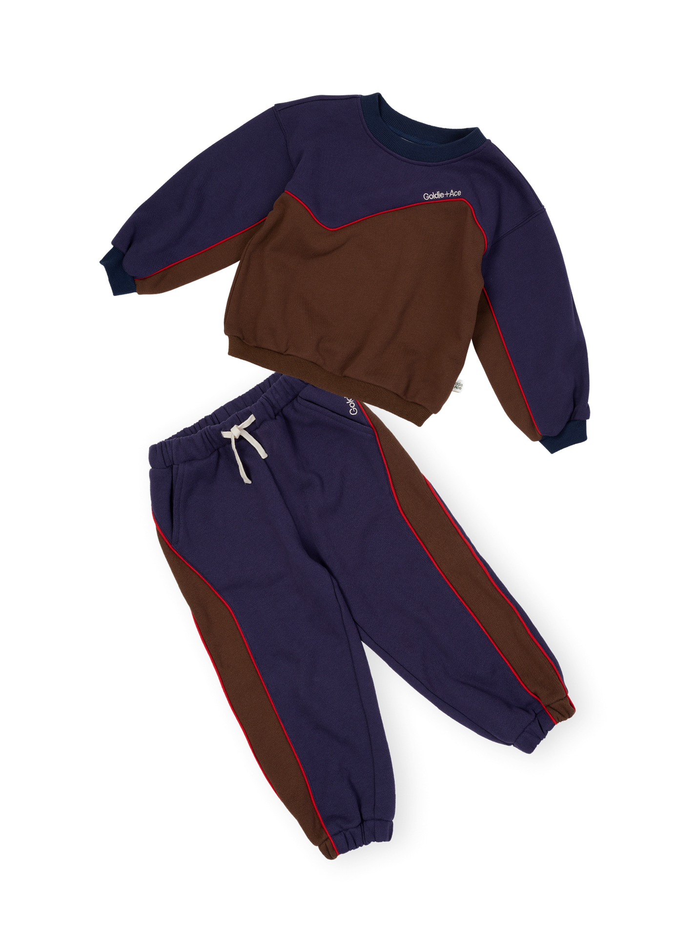 Brown Zig Zag Sweat Set