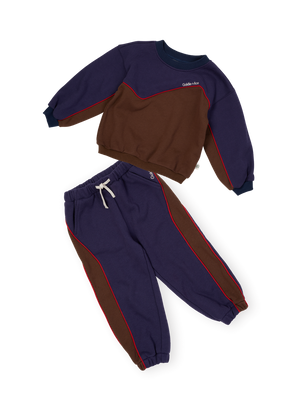 Brown Zig Zag Sweat Set