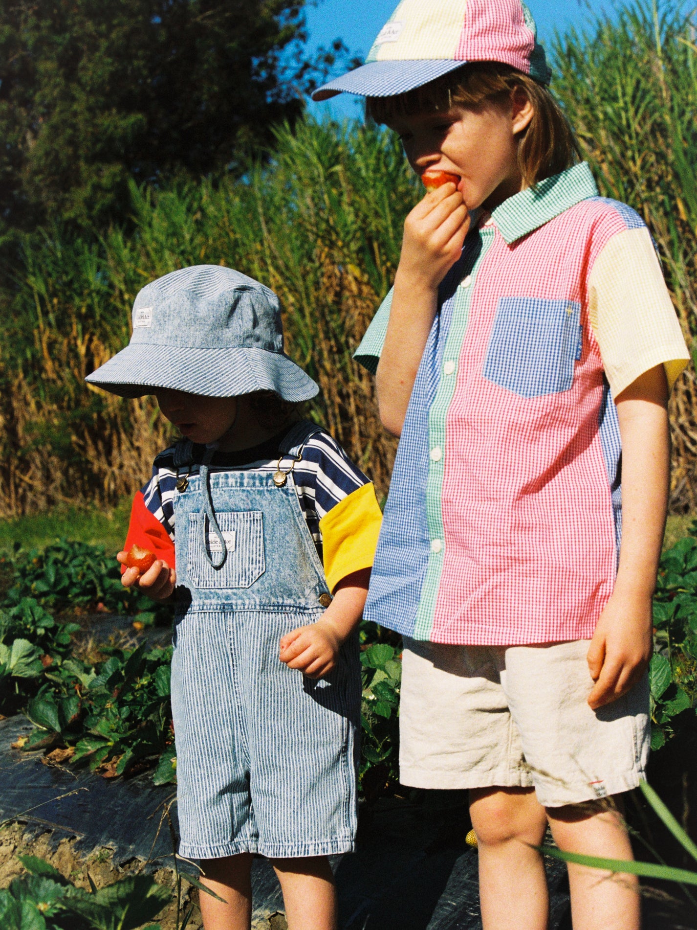 Gingham Colour Block Holiday Shirt