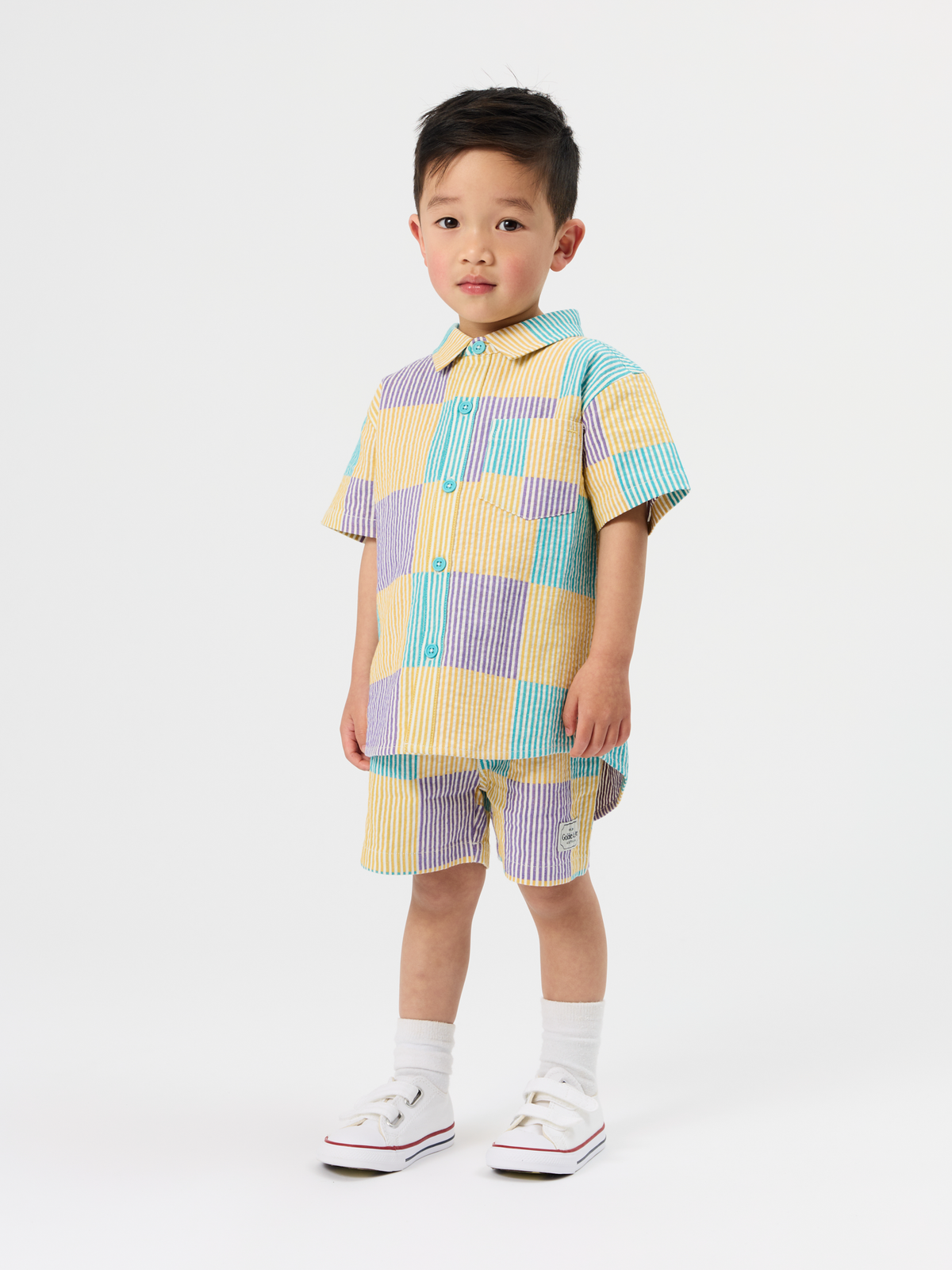 Seersucker Plaid Shorts