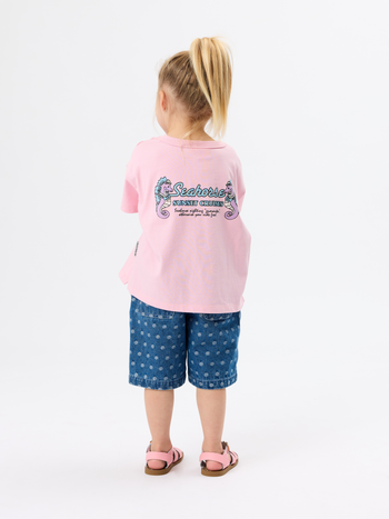 Spotty Denim Carpenter Shorts