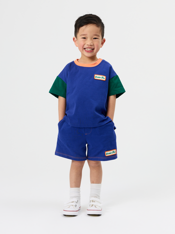 Blue Contrast Shorts