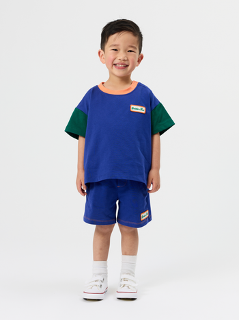 Blue Contrast Shorts