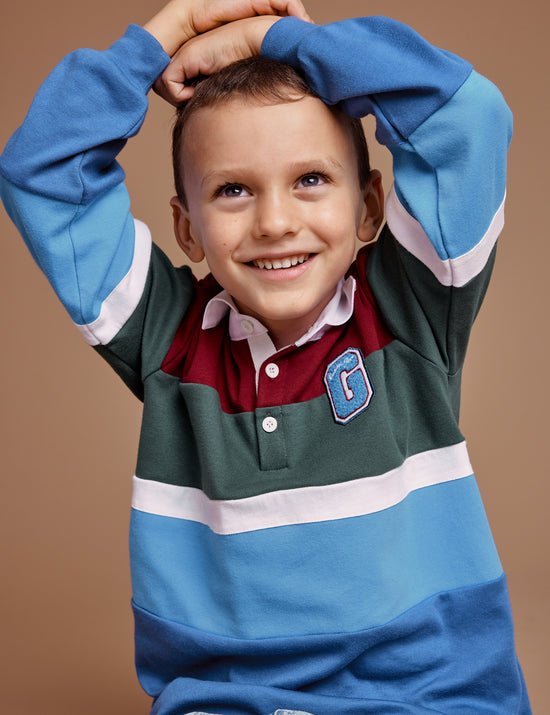 Archie Embroidered Rugby Top
