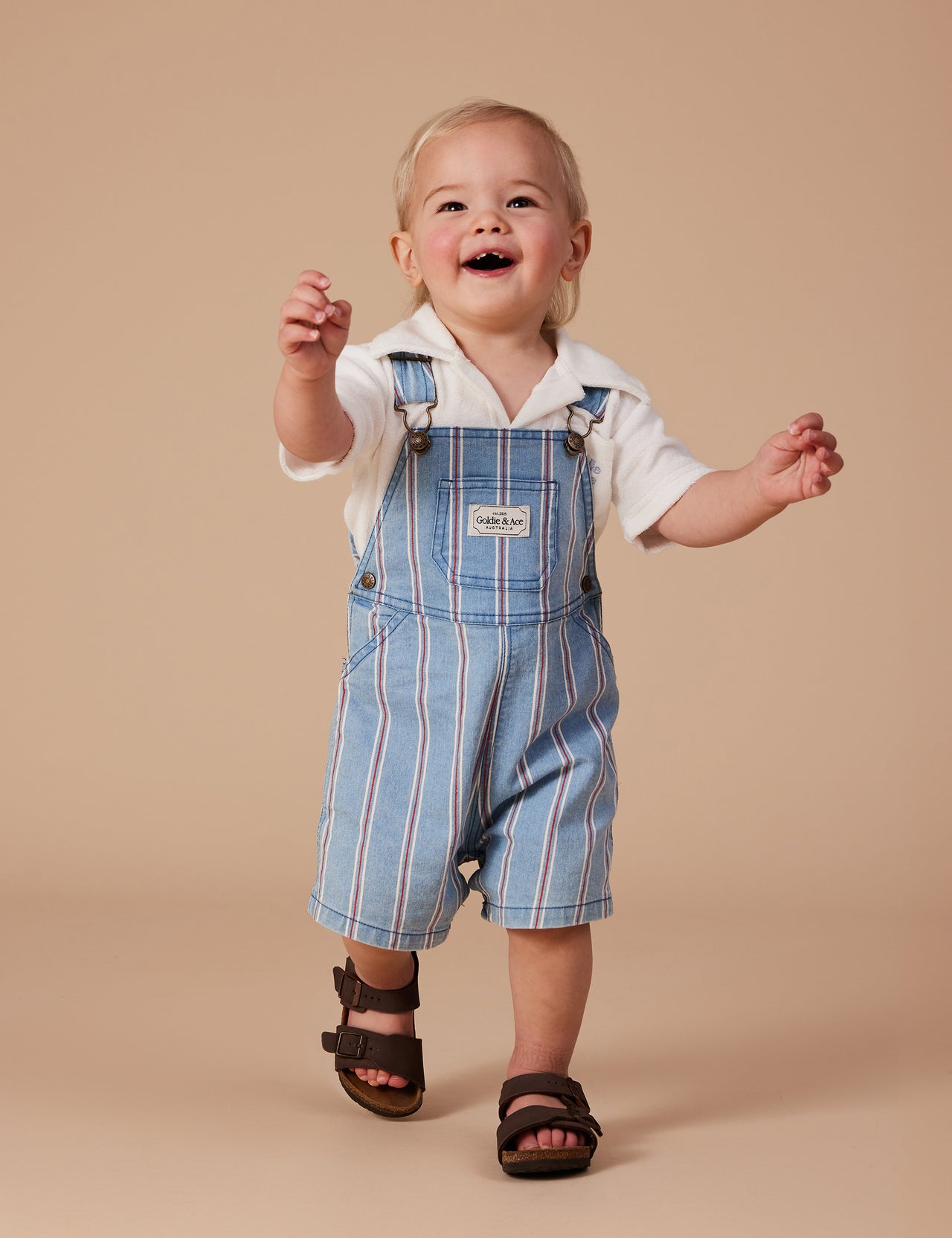 Burton Classic Stripe Denim Overalls