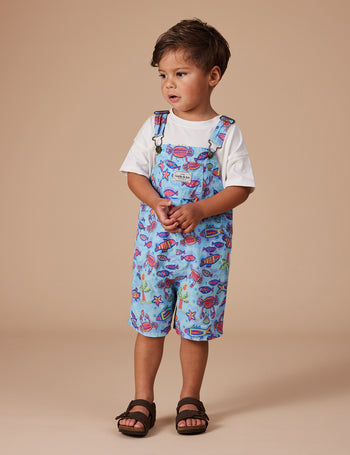 Burton Daydream Island Lightweight Overalls Crystal Clear