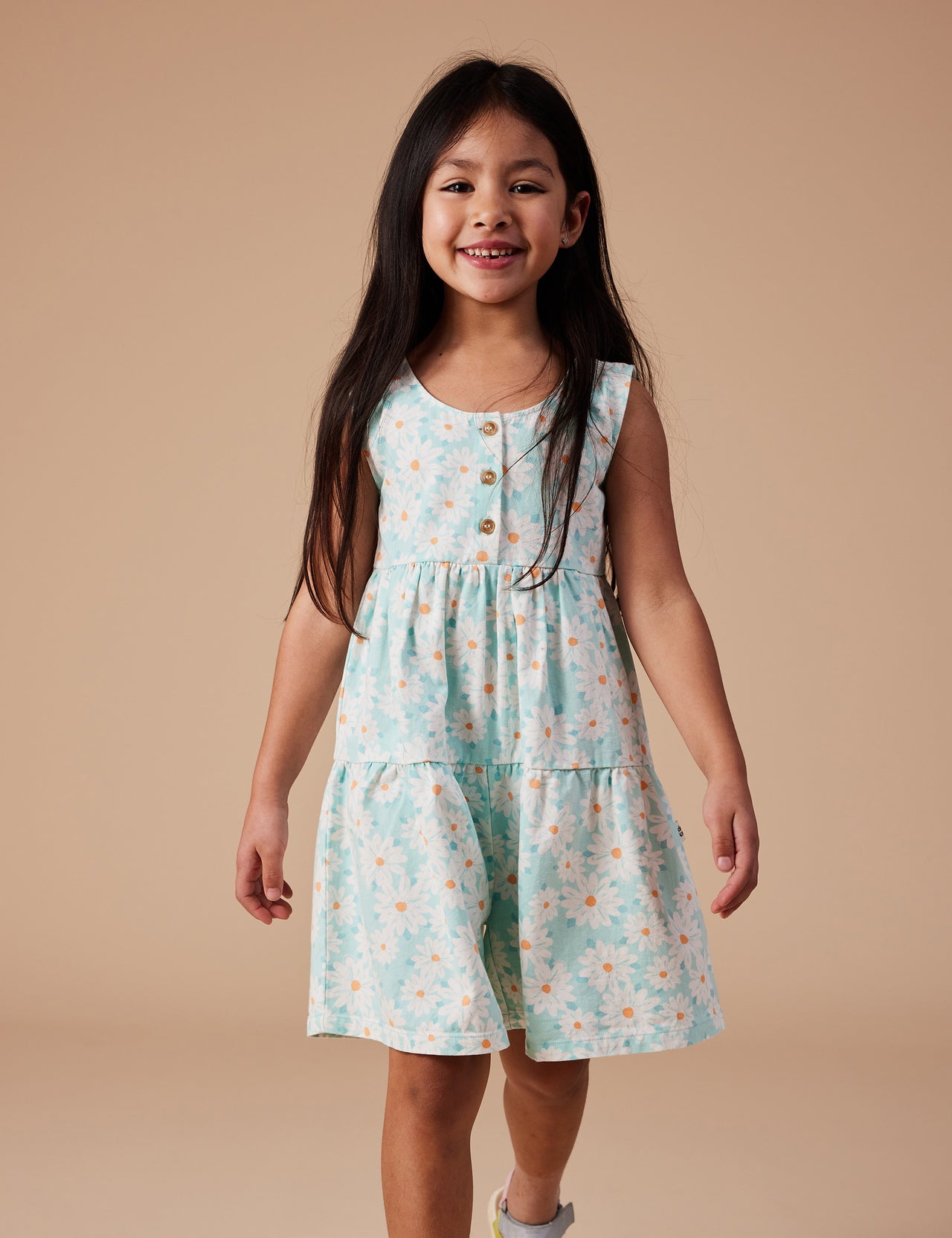 Layla Shortalls Daisy Delight Lagoon