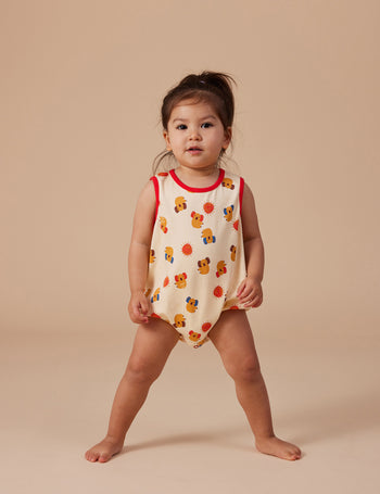 Klip On Koala Bubble Romper Vanilla