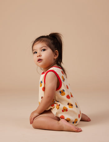 Klip On Koala Bubble Romper Vanilla