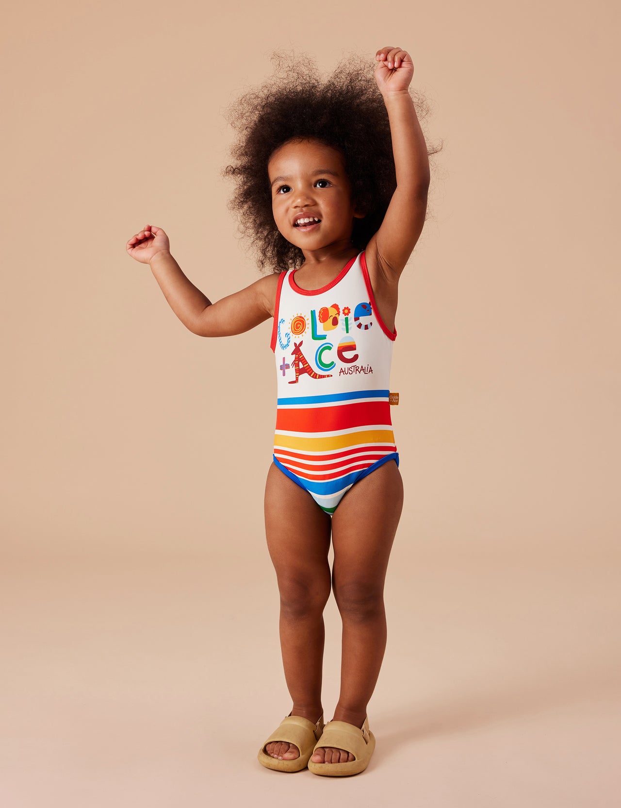 Land Down Under Stripe Scoop Back Bathers Primary