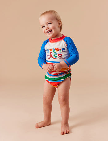 Land Down Under Stripe Rashguard Primary