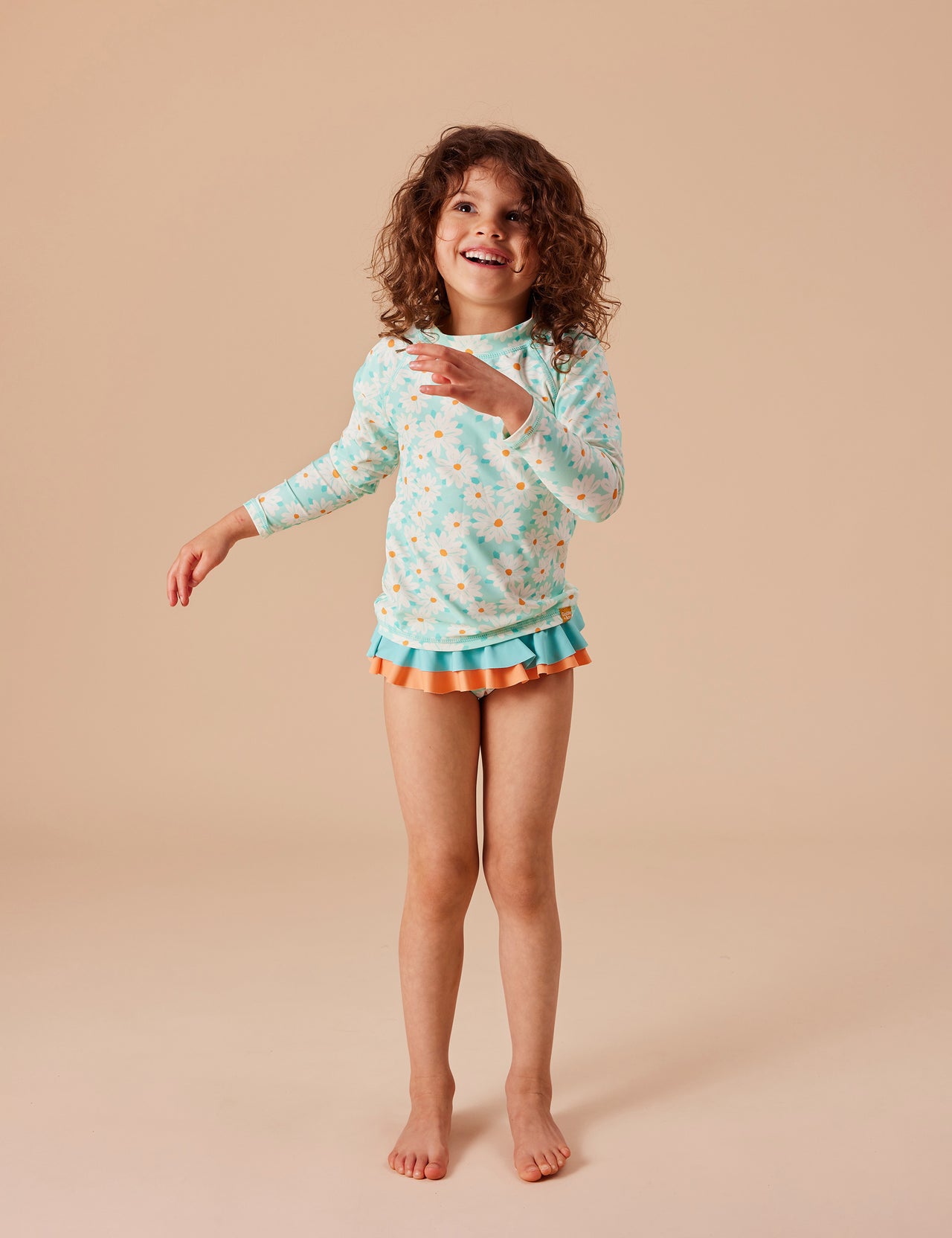 Daisy Delight Rashguard Lagoon