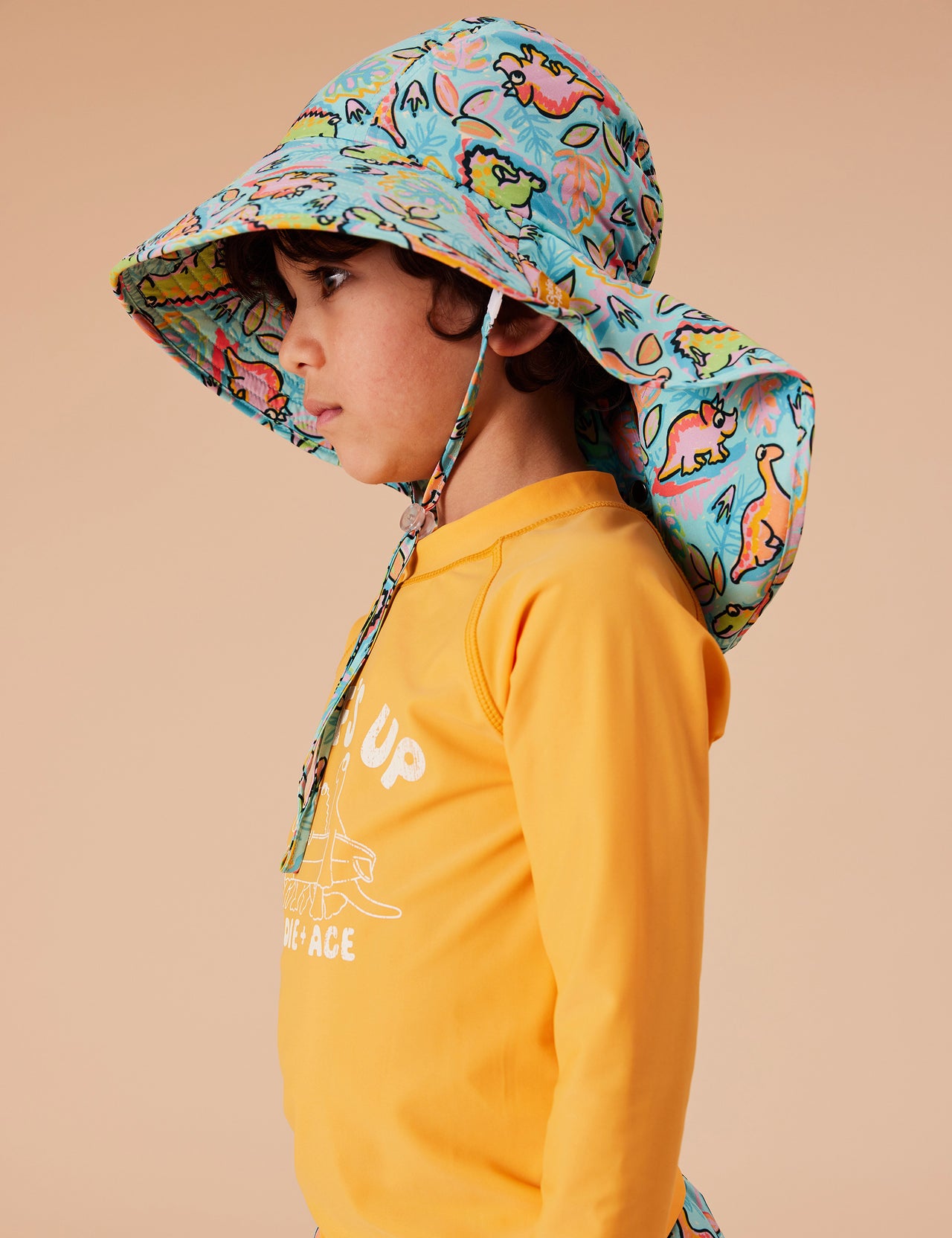 Dino Jungle Legionnaires Swim Hat Sea Foam