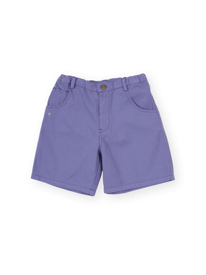 Wide Leg Apple Denim Shorts