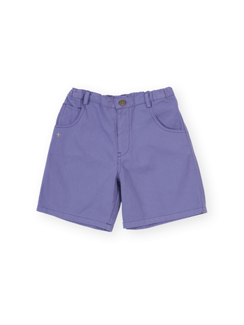 Wide Leg Apple Denim Shorts