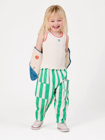Happy Stripe Lightweight Kit Pocket Pant