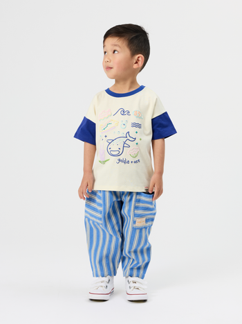 Ocean Stripe Kit Pants