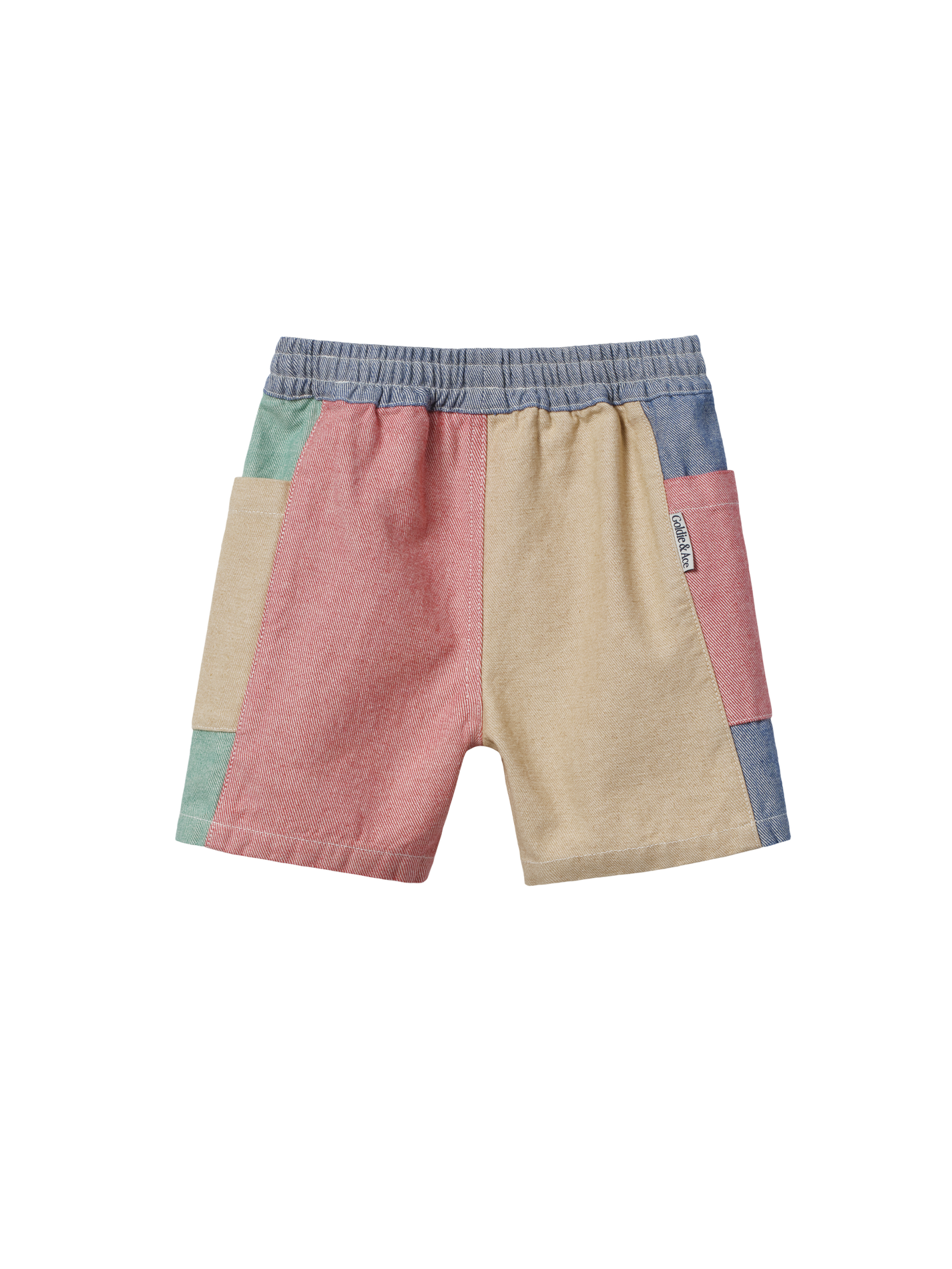 Patchwork Noah Pocket Shorts