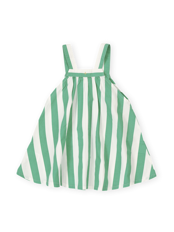 Happy Stripe A-Line Dress