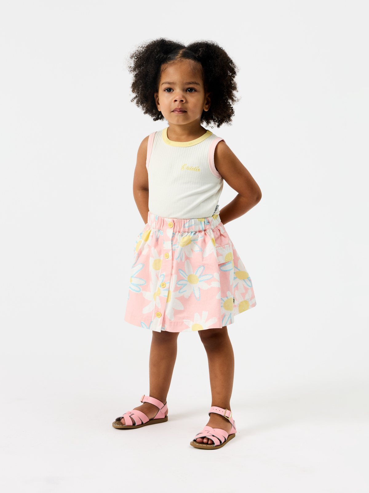 Pink Daisy Skirt