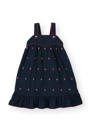 Mini Strawberry Embroidered Dress