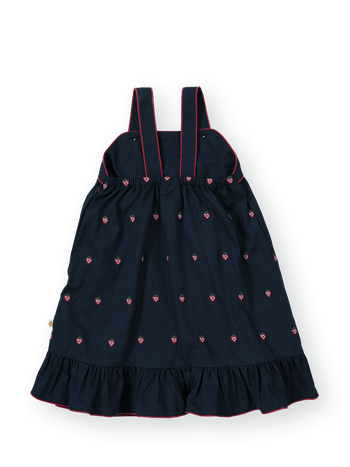 Mini Strawberry Embroidered Dress
