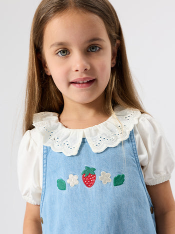 Wild Strawberry Pinafore Dress
