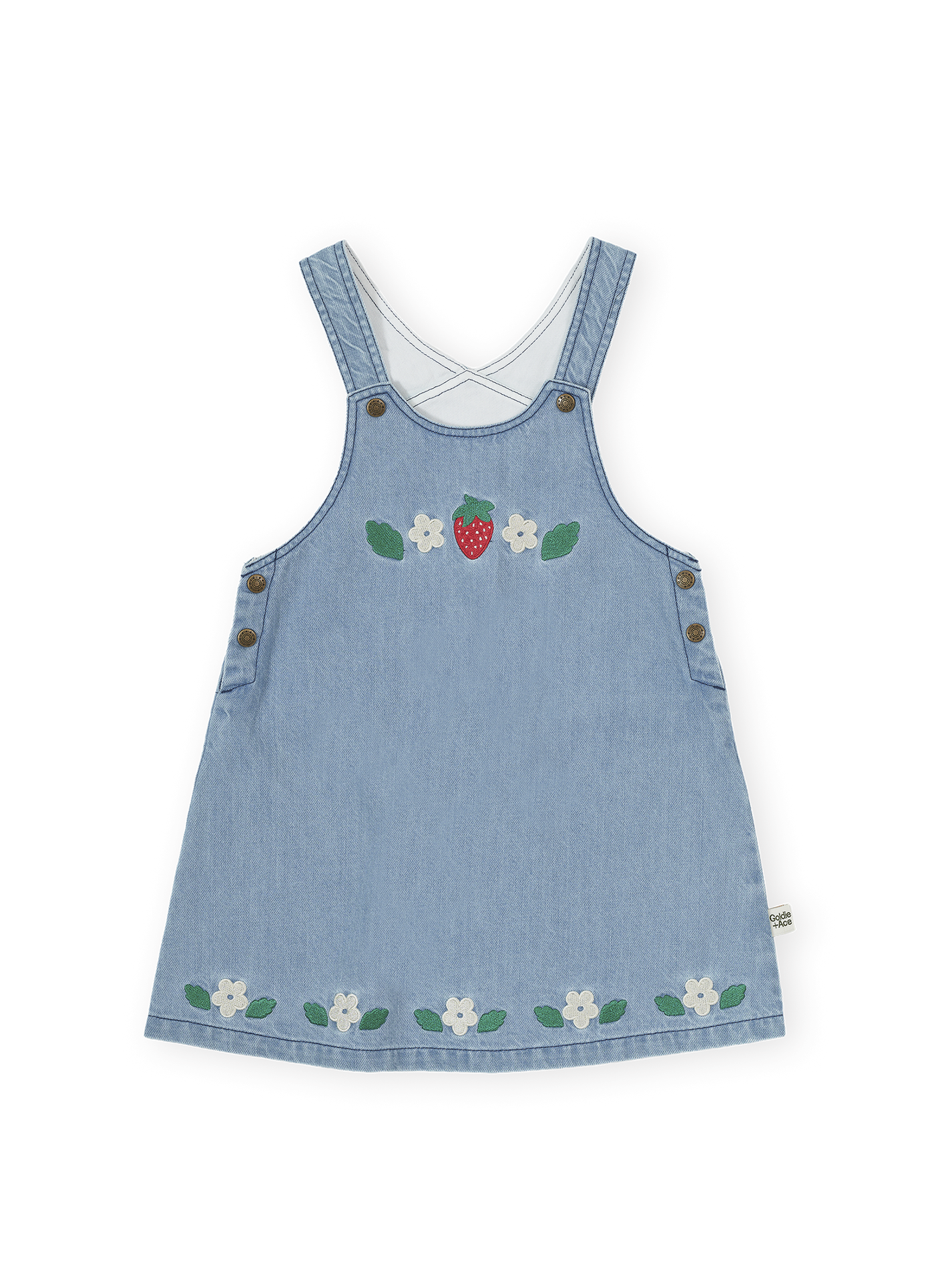 Wild Strawberry Pinafore Dress