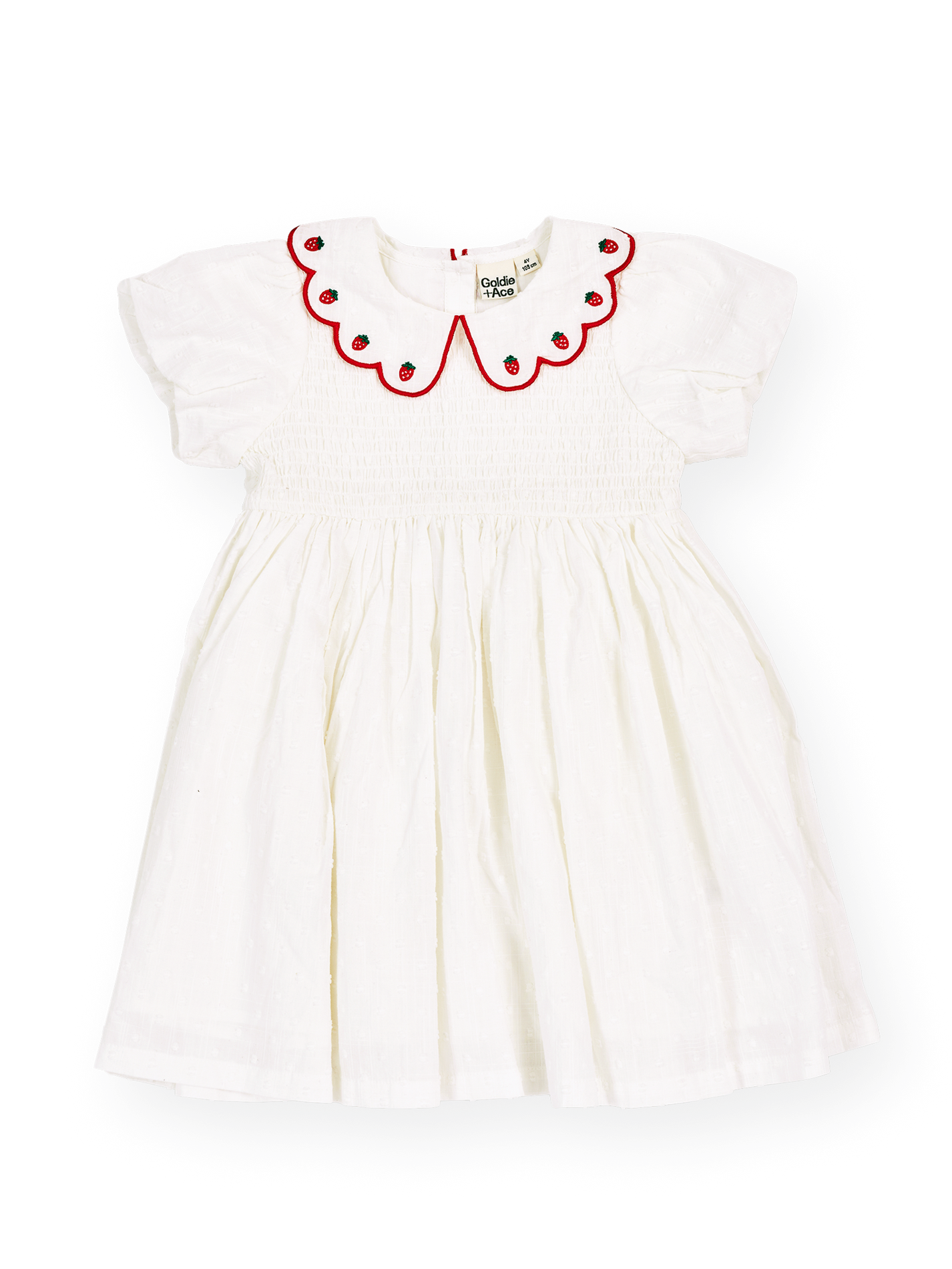 Sweet Strawberry Flo Smocked Dress