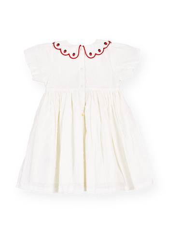 Sweet Strawberry Flo Smocked Dress