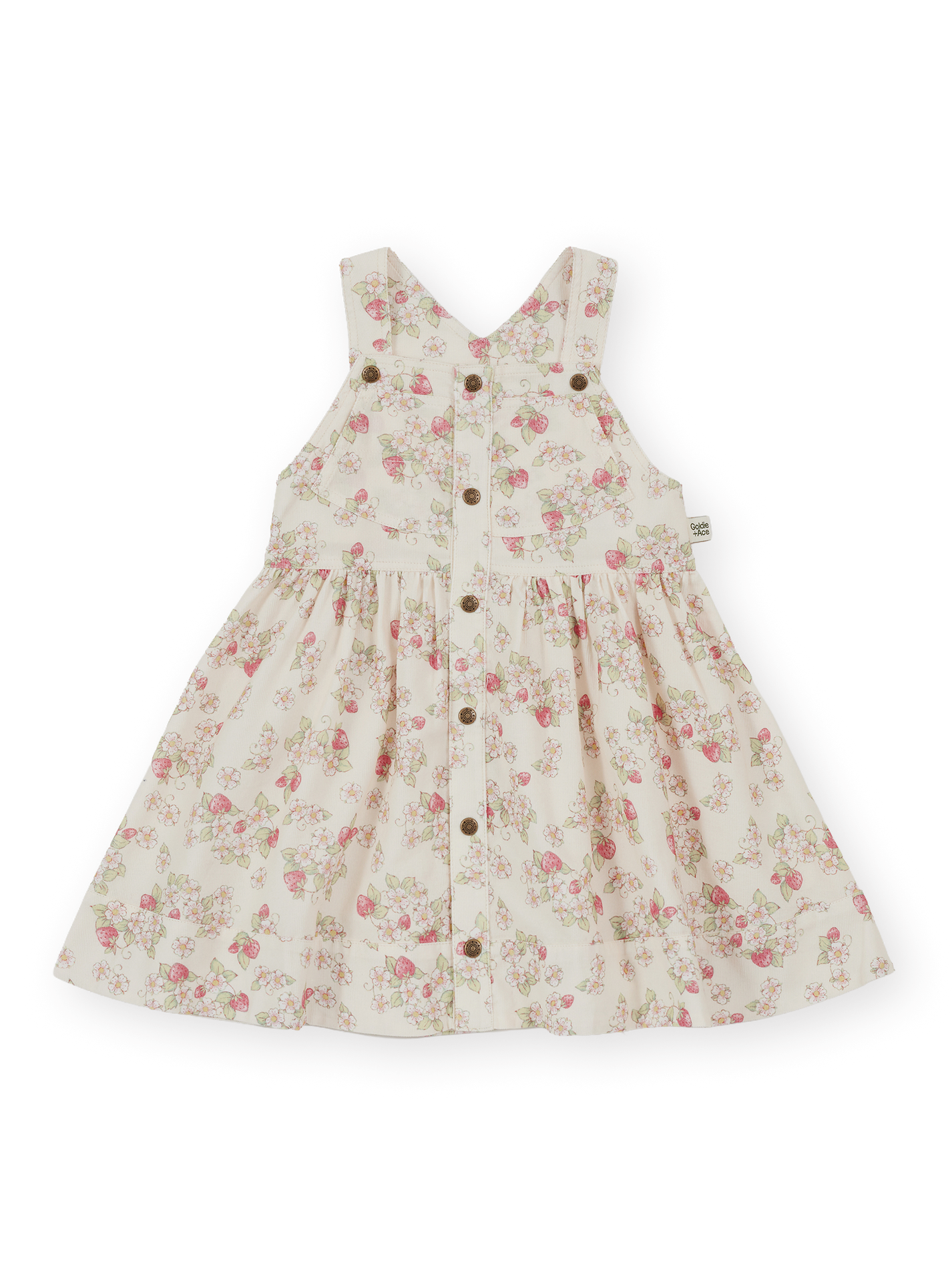 Strawberry Fields Pinafore Dress