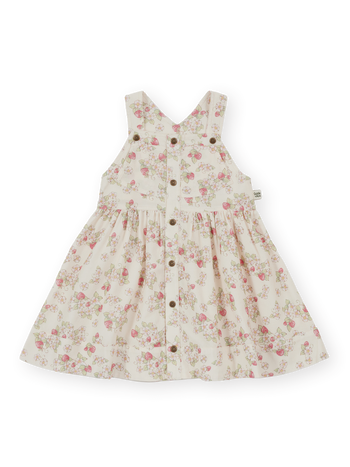 Strawberry Fields Pinafore Dress