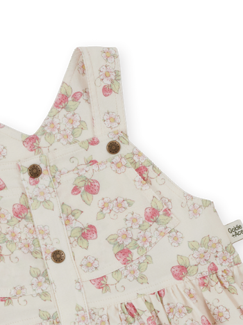 Strawberry Fields Pinafore Dress