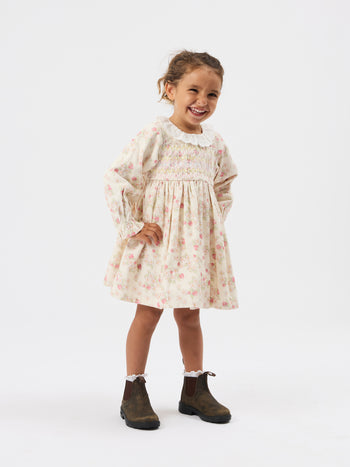 Strawberry Fields Smocked Dress