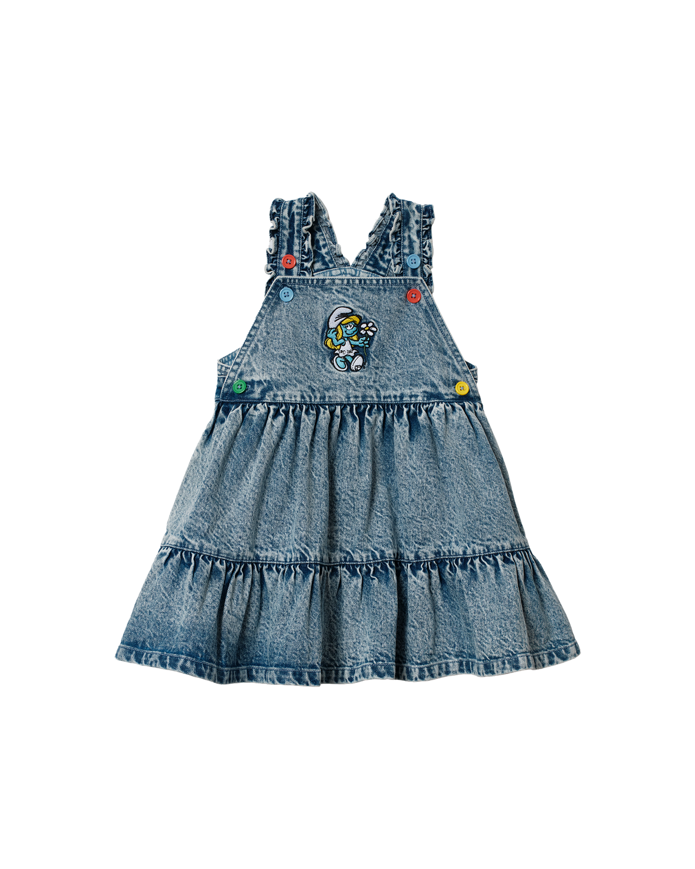 The Smurfette Pinafore Denim Dress