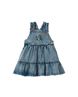 The Smurfette Pinafore Denim Dress