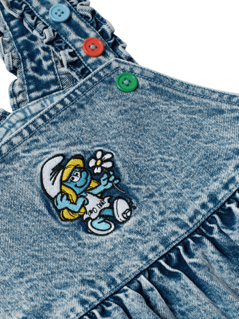 The Smurfette Pinafore Denim Dress