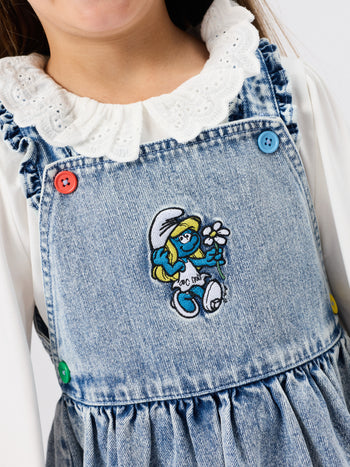The Smurfette Pinafore Denim Dress