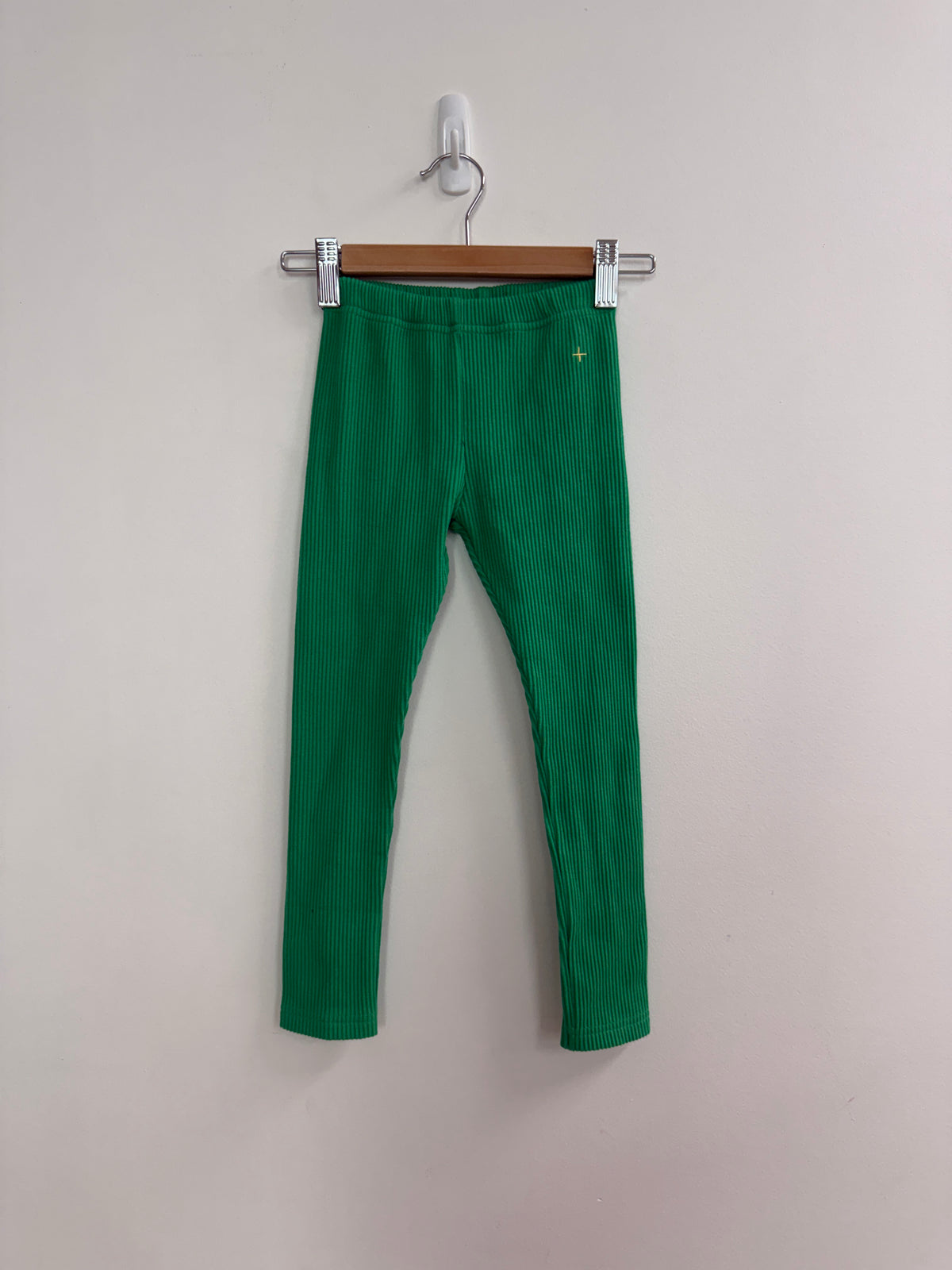 GREEN RIB LEGGINGS - 4Y