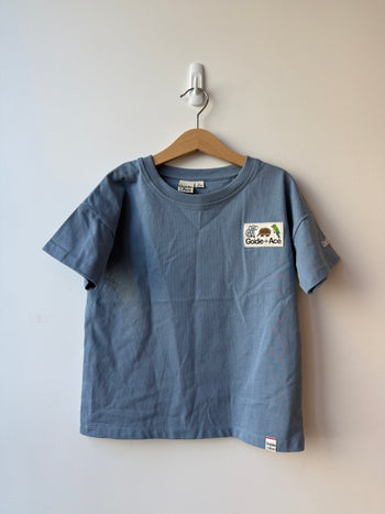 AUSSIE ANIMALS BLUE TEE - 4Y