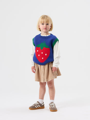 Mini Strawberry Long Sleeve Top