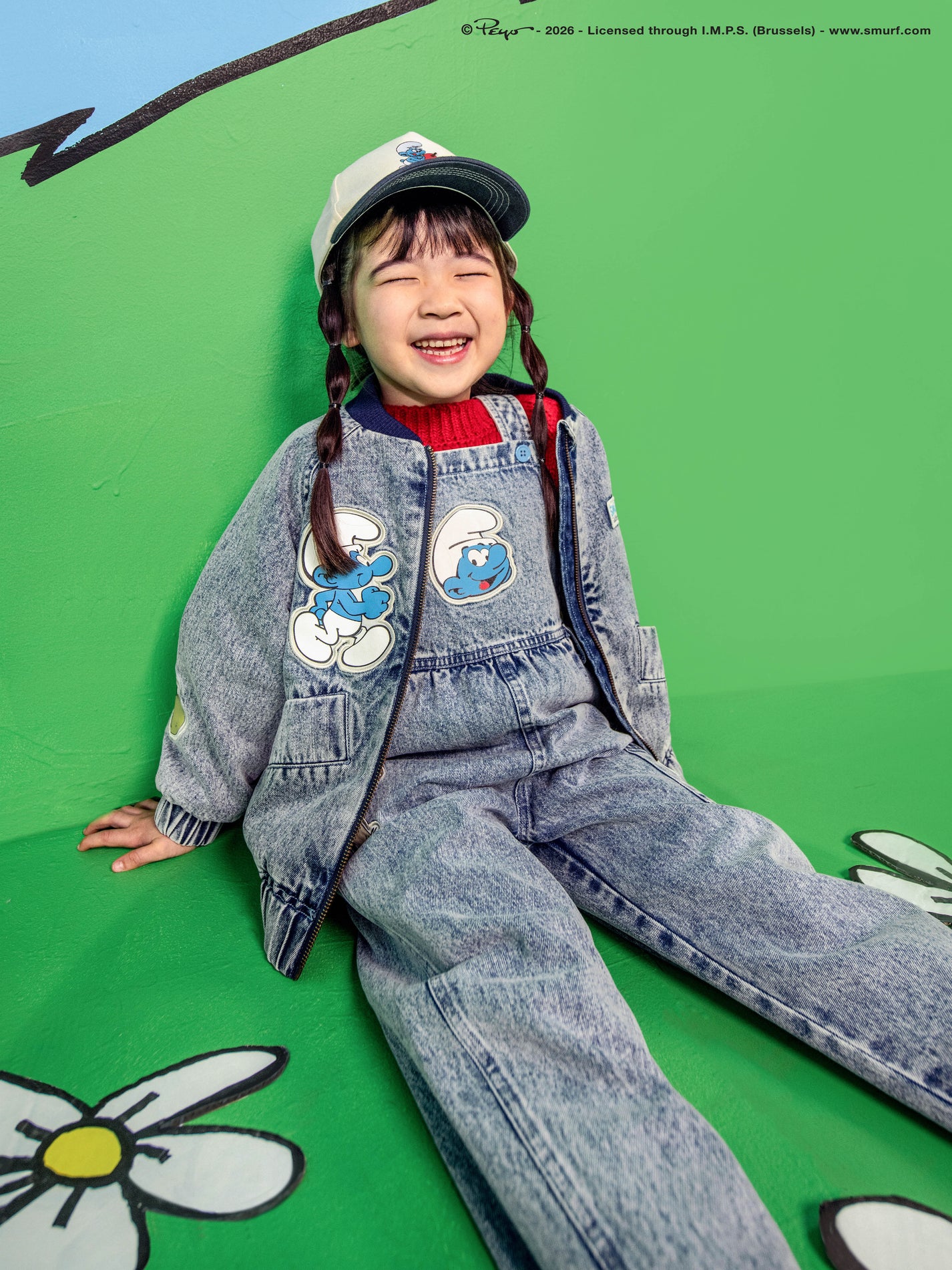 The Smurfs Badge Bomber Jacket