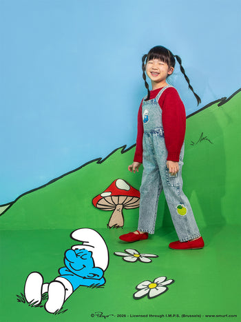 The Smurfs Patch Austin Overalls