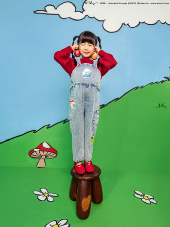 The Smurfs Patch Austin Overalls