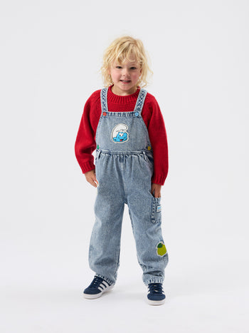 The Smurfs Patch Austin Overalls