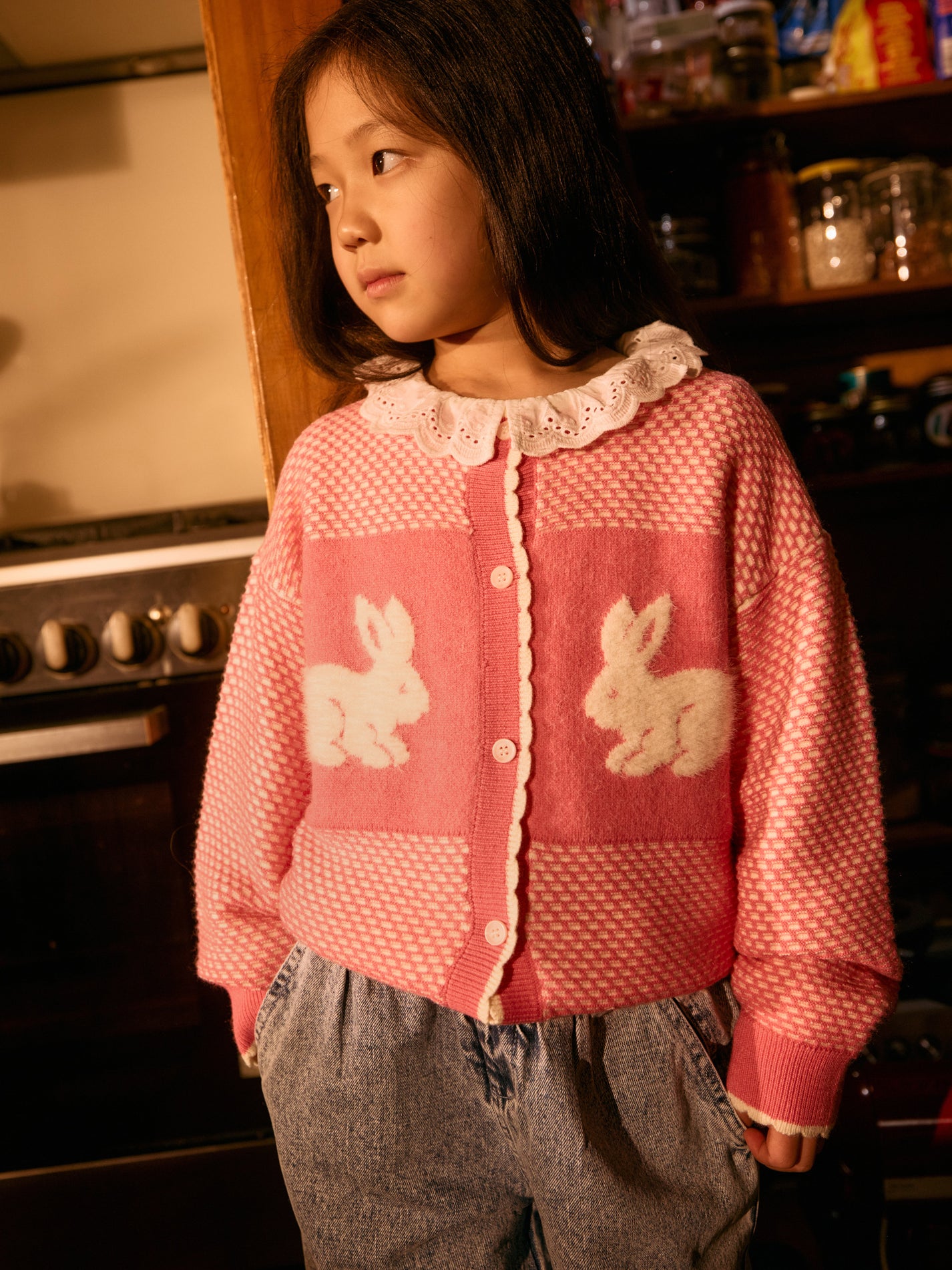 Bunny Knit Cardigan