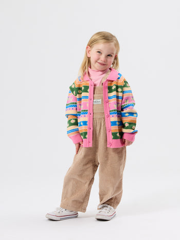 Sammy Corduroy Overall Tan